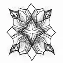 Star tattoo design idea