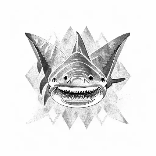  shark colorir tribal sail tattoo design idea