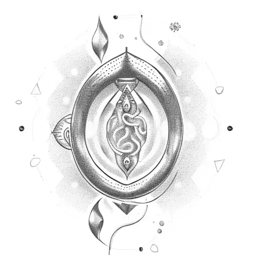 symbolized Aquarius, blood type AB, symbolize right brain dominant, born 1990 february, soft heart, strong  tattoo design idea