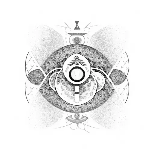 symbolized Aquarius, blood type AB, symbolize right brain dominant, born 1990 february, soft heart, strong  tattoo design idea