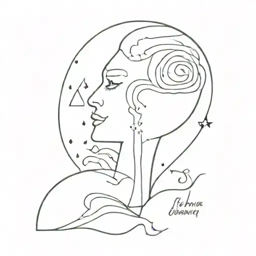 far too dreamy to be a logical person and far too logical for a dreamer tattoo design idea