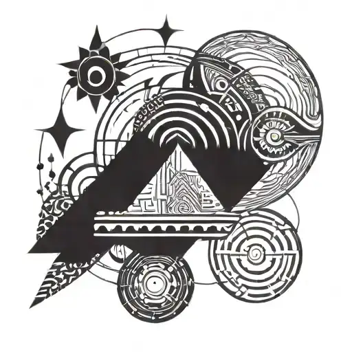 far too logical for a dreamer and too dreamy to be a logical person tattoo design idea