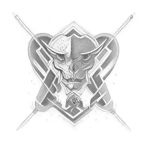 tattoo with the number 11, for men, black and white, with background shadows tattoo design idea