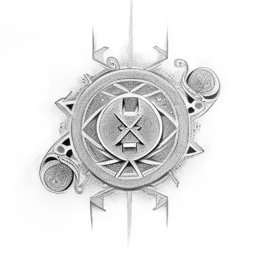 lucky symbol  tattoo design idea