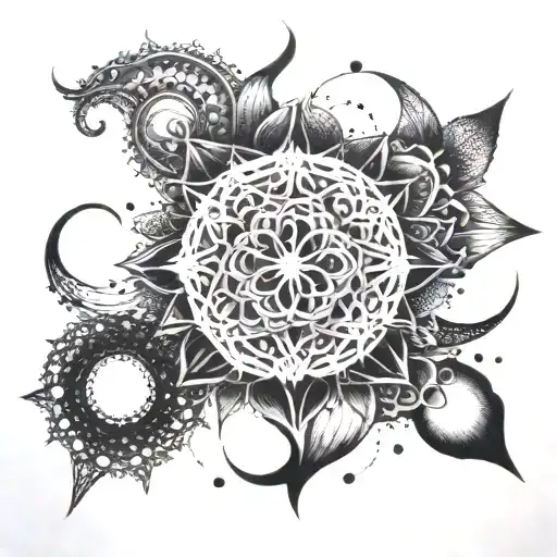 bring me the horizon, mandala design  tattoo design idea