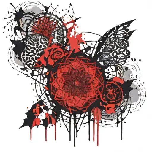 bring me the horizon, mandala design incorporating tattoo design idea