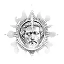 stoic with Marcus Aurelius tattoo design idea