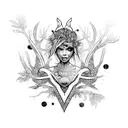 dryad tattoo design idea