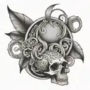 sleep token band tattoo tattoo design idea