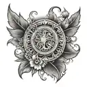 sleep token band tattoo tattoo design idea