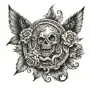 sleep token band tattoo tattoo design idea