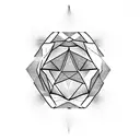 diamond tattoo design idea