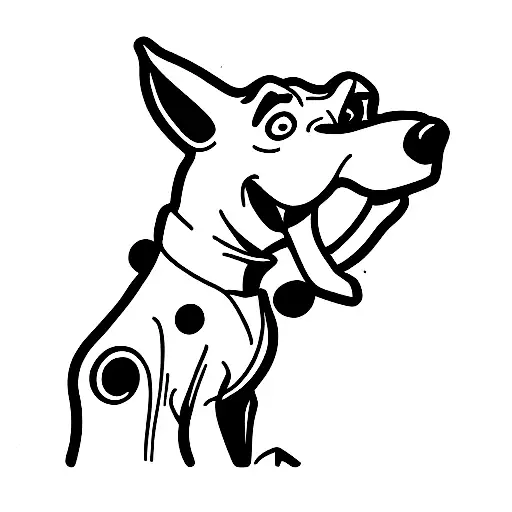 scooby doo tattoo design idea