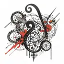 adoption symbol intertwined tattoo design idea