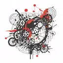 adoption symbol intertwined tattoo design idea