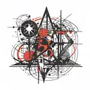 adoption symbol intertwined tattoo design idea