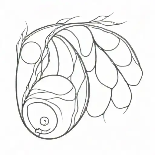 caterpillar cocoon transitions tattoo design idea