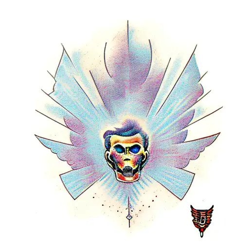 falling Icarus  tattoo design idea
