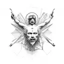 falling Icarus  tattoo design idea
