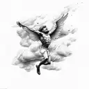 falling Icarus  tattoo design idea