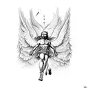 falling Icarus  tattoo design idea
