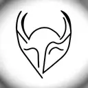 devil horns tattoo design idea