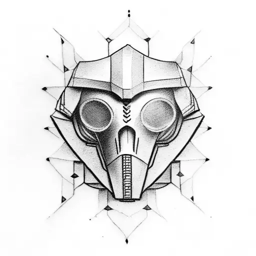 black templar tattoo design idea