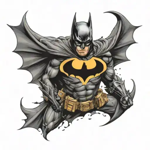 logos batman tattoo design idea