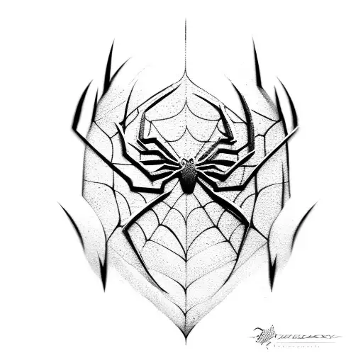 spiderman  tattoo design idea