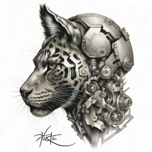 machine learning and emotion  tattoo design idea