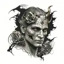 machine learning and emotion  tattoo design idea
