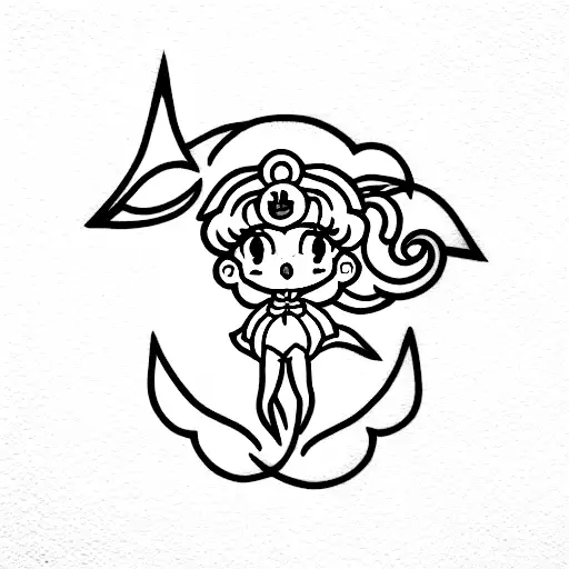 small sailor moon related tattoos tattoo design idea