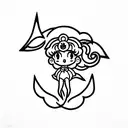 small sailor moon related tattoos tattoo design idea