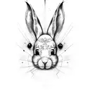 bad bunny  tattoo design idea