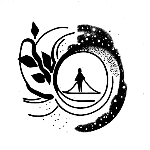 When you're lost in the darkness, look for the light tattoo design idea