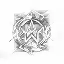 linkin park logo tattoo design idea