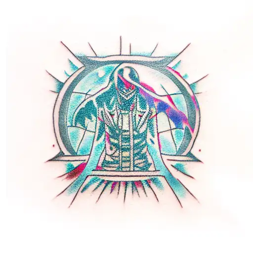 Eren's key from Attack on Titan series tattoo design idea