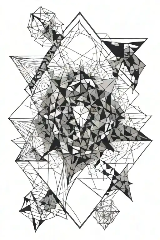 the all knowing watching form shadows representing the client tattoo design idea