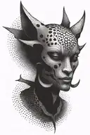 the all knowing watching form shadows representing the client tattoo design idea