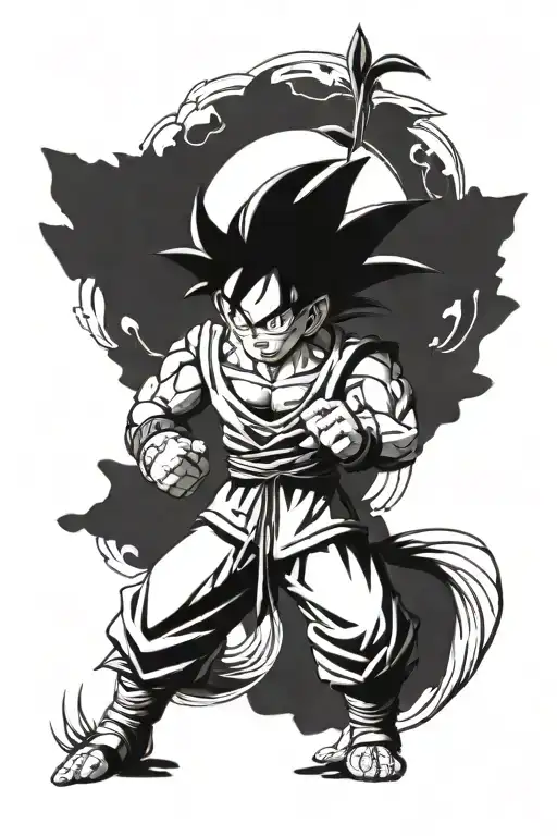 dragonball, lupine, sampei tattoo design idea