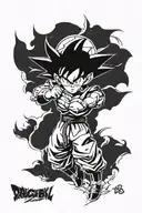 dragonball, lupine, sampei tattoo design idea