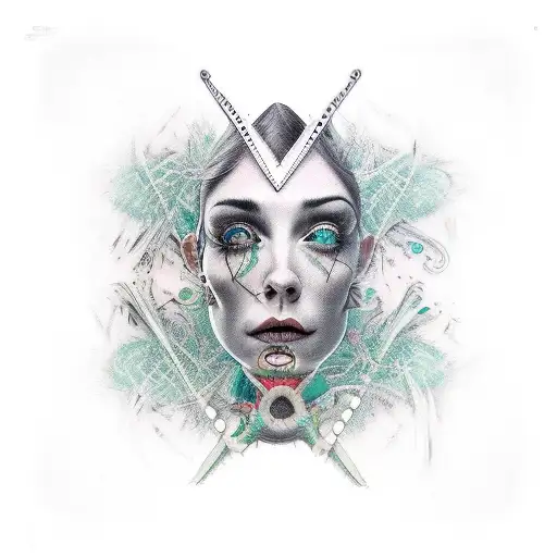 borderline personality disorder with psychosis  tattoo design idea