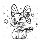 candy corn  tattoo design idea