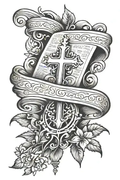 new testament  tattoo design idea