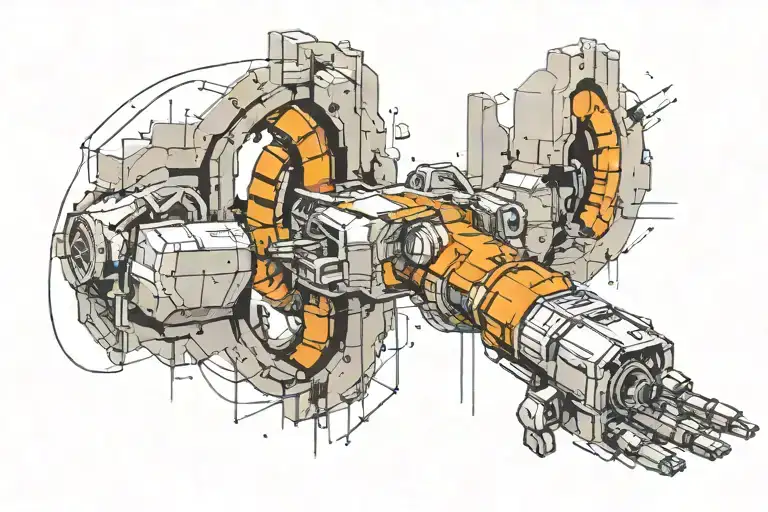 half life 2 video game tattoo design idea