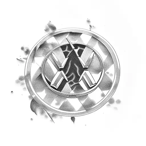 Volkswagen Golf 1994 tattoo design idea