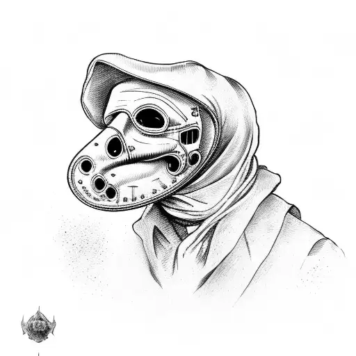 Plague Doctor tattoo design idea