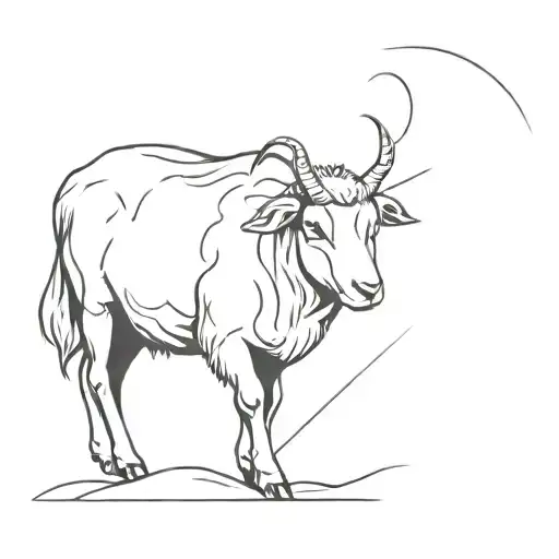 Shepherd leaving heard for one lost sheep head tattoo design idea