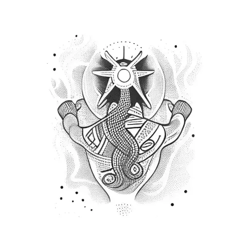 swimmer tattoo design idea