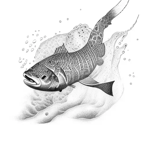 swimmer tattoo design idea